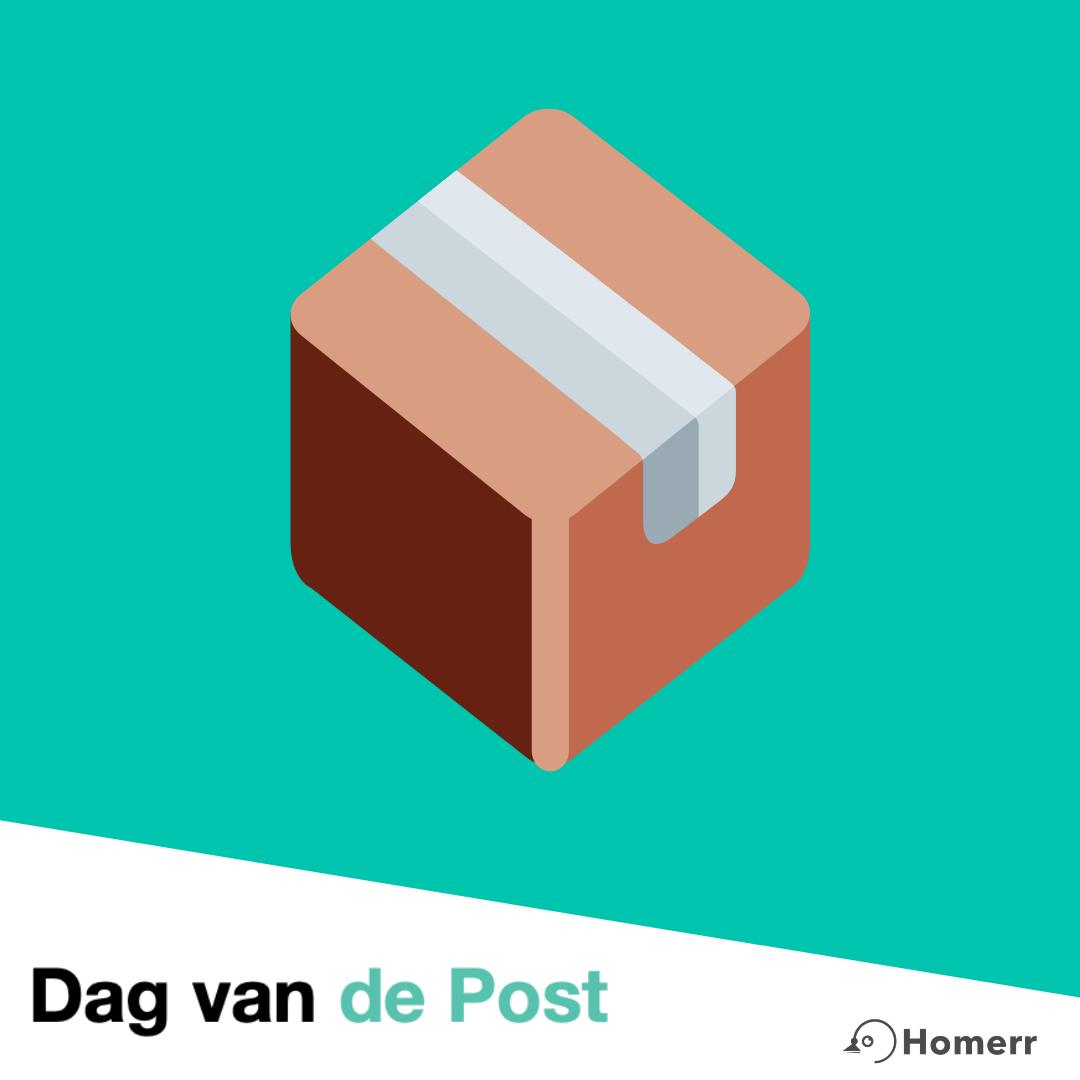 Het is vandaag de Internationale Dag van de Post 📬. Deze dag heeft als doel om mensen bewust te maken van de rol van post in het leven van mensen en bedrijven. Zoals wij allemaal weten, is post en zijn pakketjes natuurlijk erg belangrijk. Zet 'm op vandaag, Homerrs! 😃#homerr