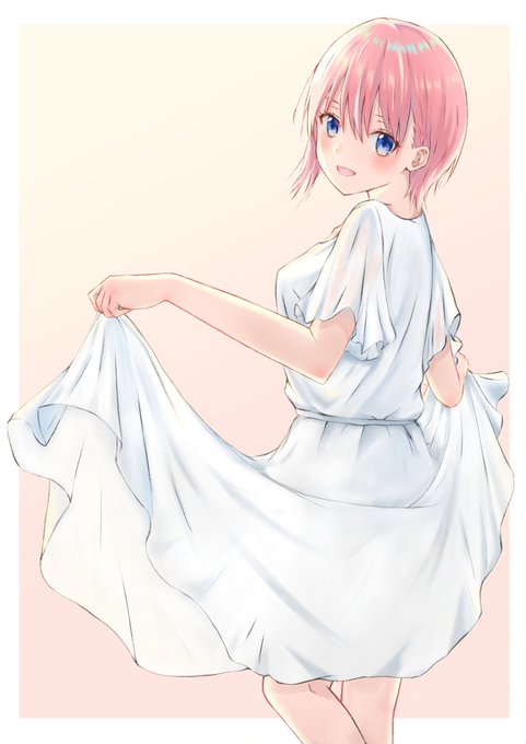 呉亮宏 🌸イ🦋ラ🎧ス🍀ト⭐さんがTwitterに投稿した中野一花(五等分の花嫁)のイラスト。