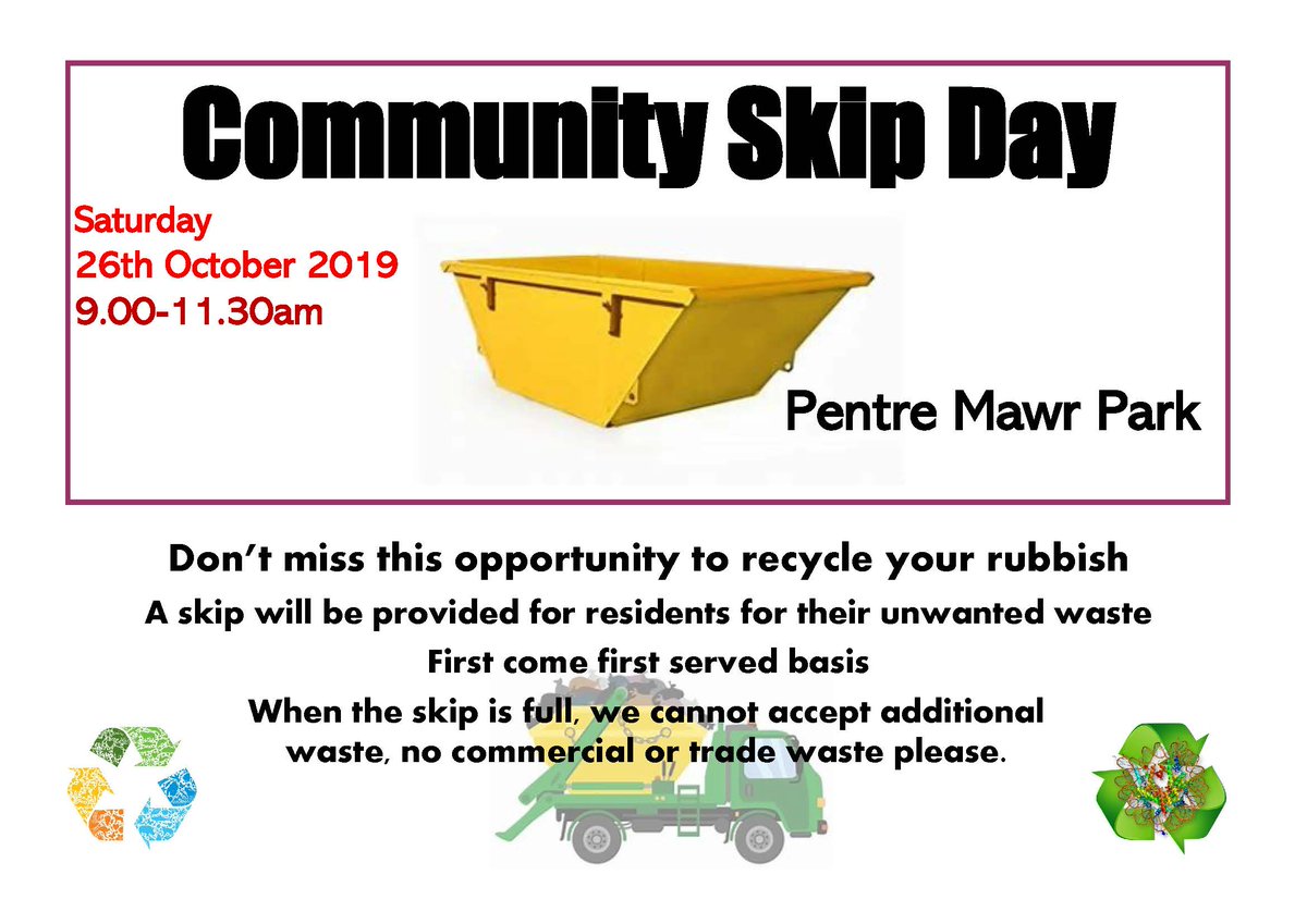 abergelecouncil's tweet photo. Cyfle i ailgylchu eich sbwriel / An opportunity to recycle you rubbish https://t.co/6AtKpyGZMn