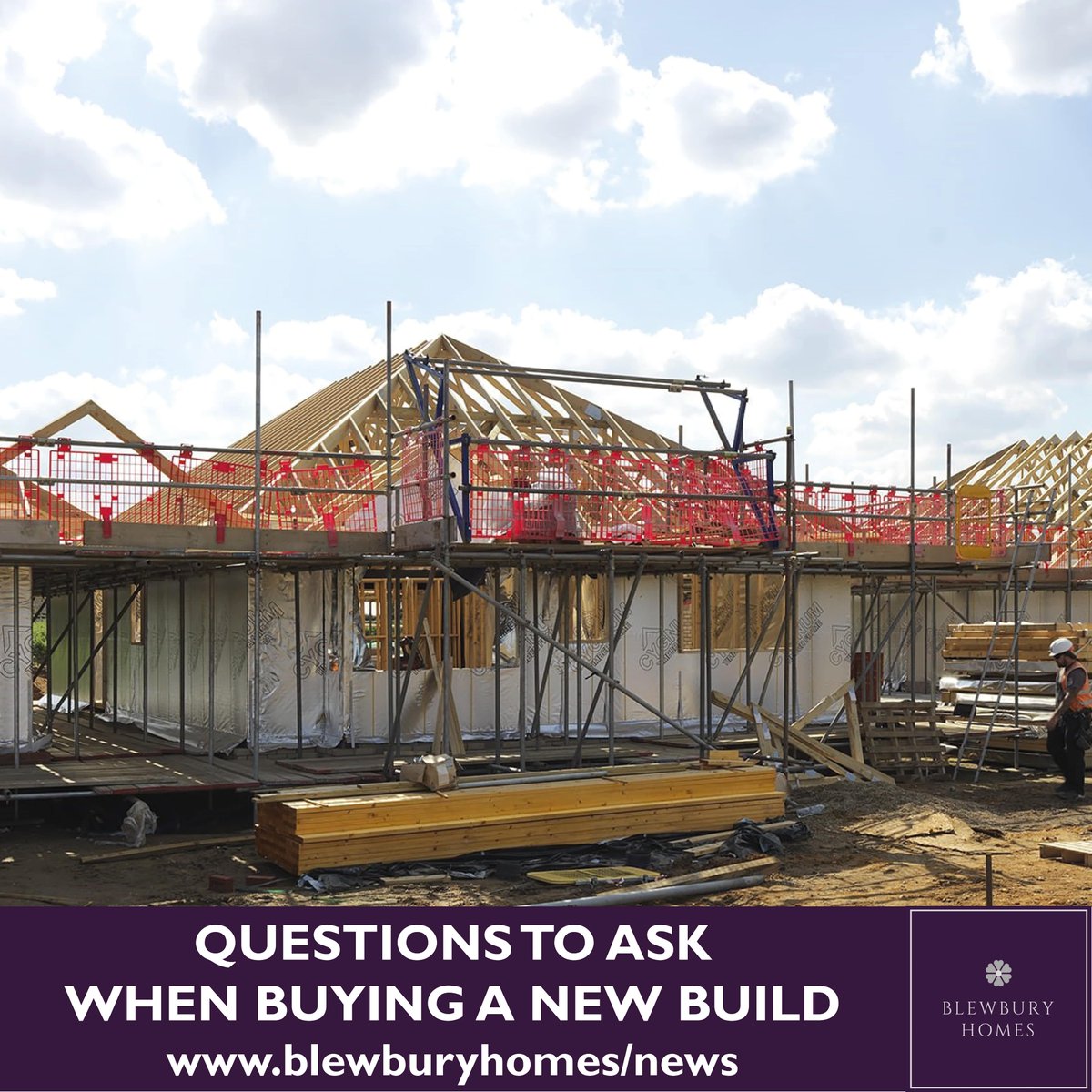 There are so many fantastic reasons to buy a new build #property but as with any property purchase, there are some key questions we believe every potential house buyer should ask.  Find out our top 5 here. ow.ly/4bLL50wzxfT #blewburyhomes #newbuild #housebuyer #development