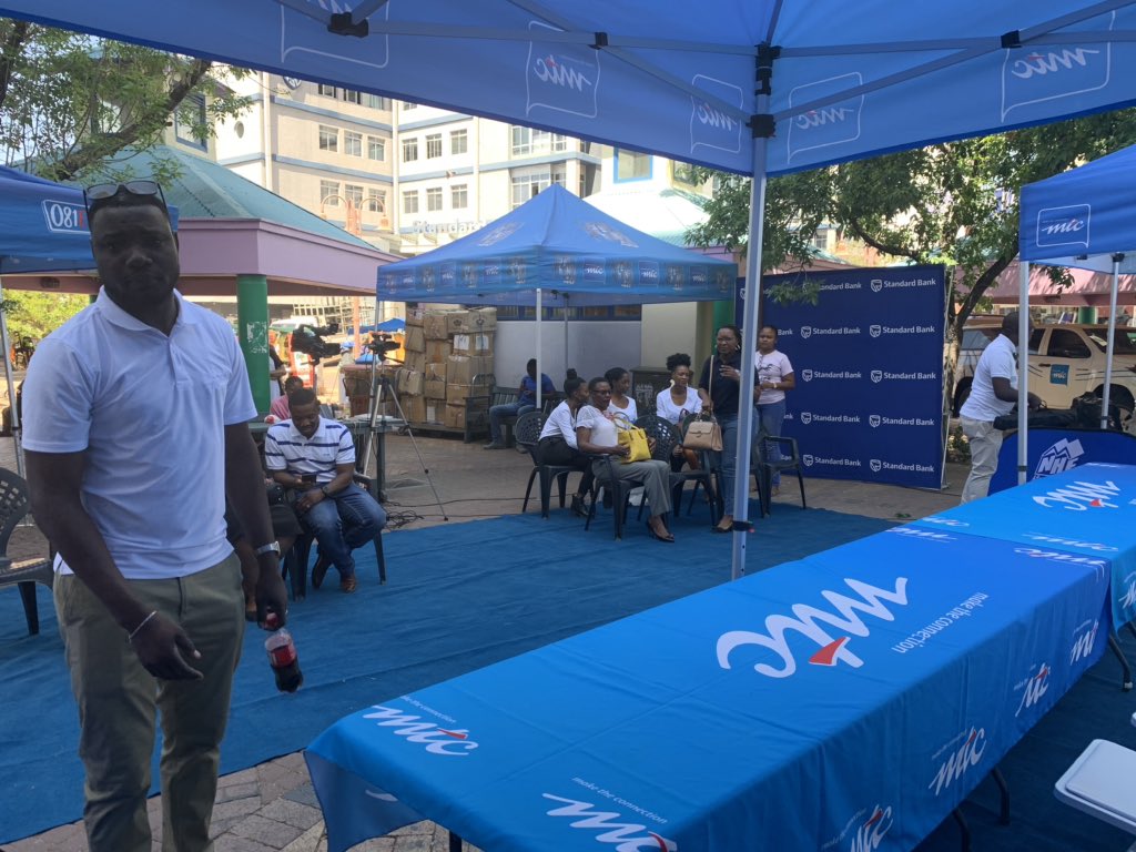 MTCNamibia's tweet image. Join us at Post Street Mall for the official #mtcknockoutproject weigh in and and face off.

#boxingforchange #mtcknockoutproject #proudlynamibian🇳🇦  #knockoutgbv