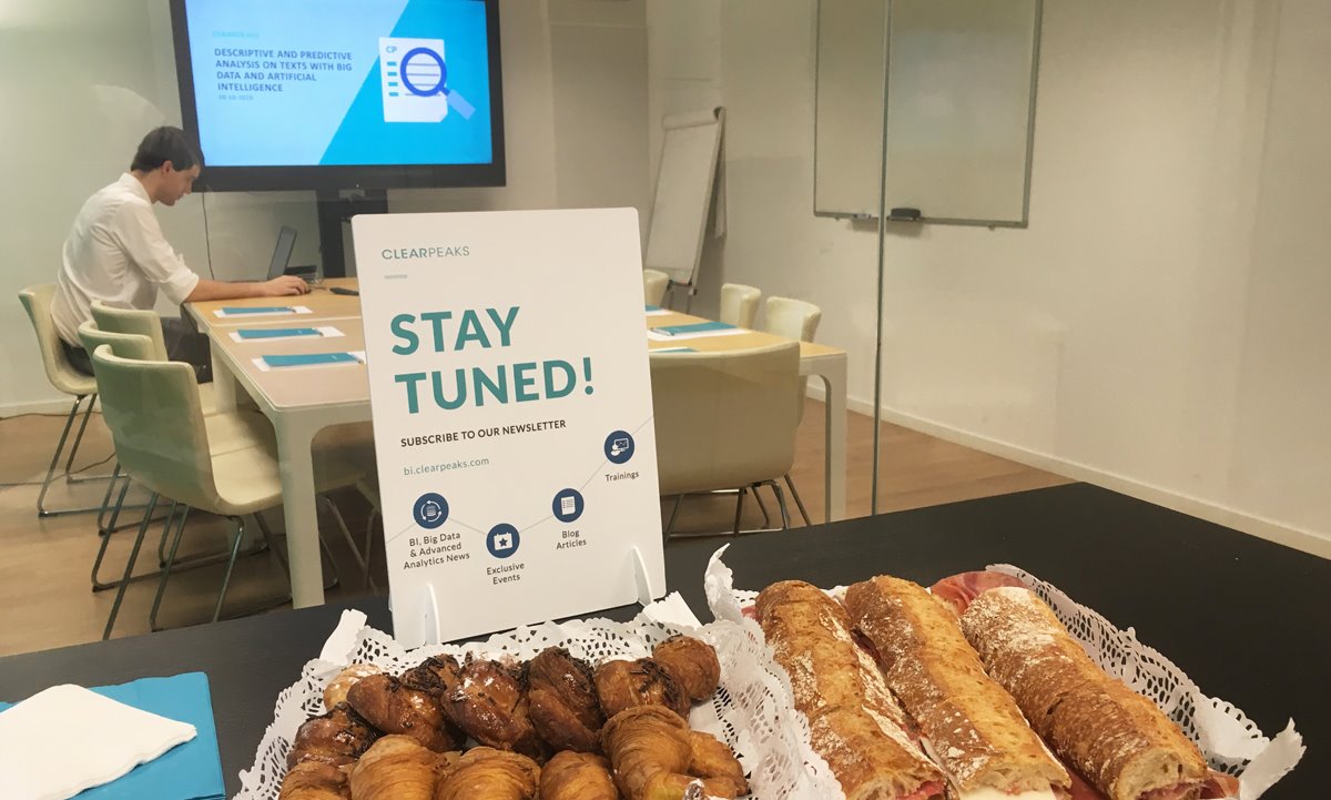 CLEARPEAKS's tweet image. Our #Wendesdaymorning breakfast sessions are ready to go. Today, we are providing expert insights into Descriptive and Predictive Analytics on #TextData using #bigdata and #AI