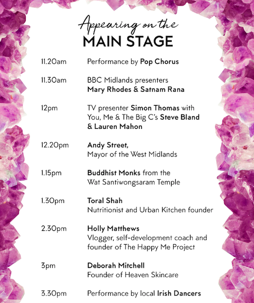 beingwell2019's tweet photo. Today is the day! 
Coventry’s Ricoh Arena will host #BWF19 today as we mark Breast Cancer Awareness Month with a brand new wellness event promoting happier, healthier lives! 
Here is a list of our amazing main stage speakers starting from 11.20 this morning! https://t.co/UT4XokvFVH