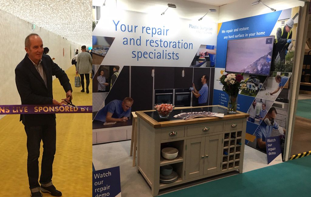 FineFinishers's tweet photo. For the rest of the week the team are at the Grand Designs Live Show at the NEC. Pop by stand B266, say hello and see some of our repairs in action! https://t.co/iCMA5IU5ht
