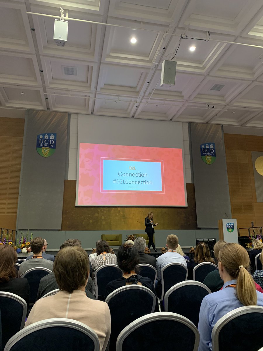 Great start to #D2LConnection with Cheryl Ainoa, COO <a href="/D2L/">D2L</a> taking to the stage <a href="/D2L_EMEA/">D2L EMEA</a>