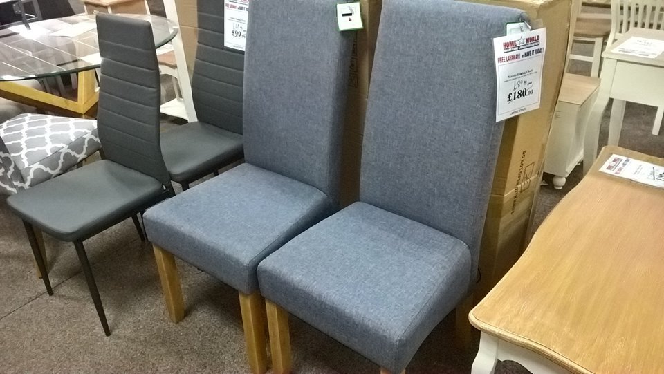 HomeWorldOnline's tweet image. Dining chairs! 😀
Last ones to clear! 😀
Lots to choose from in different colours and types!
You can use our free layaway or have them today!
#diningchairs #diningchairclearance #fabricchairs #woodenchairs