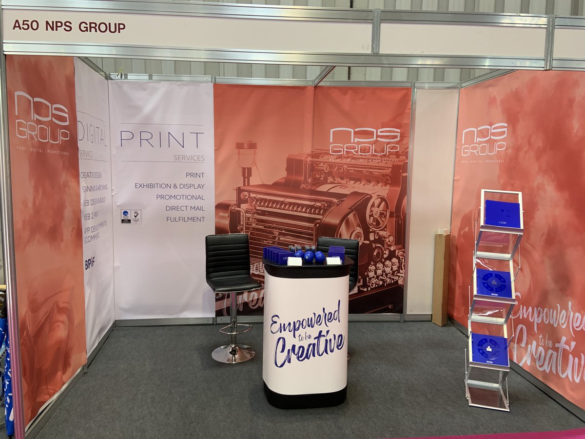 WeAreNPS's tweet photo. Morning from the @careshow. We are all set up in stand A50 and looking forward to seeing everyone over the next few days! 

#EmpoweredToBeCreative #careshow19 #WeAreNPS https://t.co/xgTikYT53N