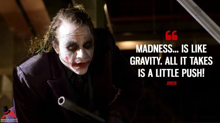 Widas Your Jokerquotes Is Full With Depression Vibes Could Never Be My Joker T Co Skplk2p9nx Twitter
