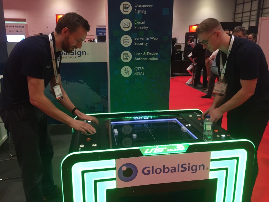 globalsign's tweet photo. We're at the ExCeL in London today and tomorrow for the #CybersecurityX event!
Why not come along to stand B42 and challenge us to a game of Pong, or enter our competition to win a Nintendo Switch with Mario Kart?
#dtxeurope #cybersecurity https://t.co/95QvXPM4DG
