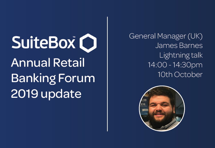 We've had a sudden change of events! James Barnes, SuiteBox's General Manager (UK), will be conducting the lightning talk at the #RetailBankingForum in #Vienna. Be sure to check it out!

#RBF #RBF2019
