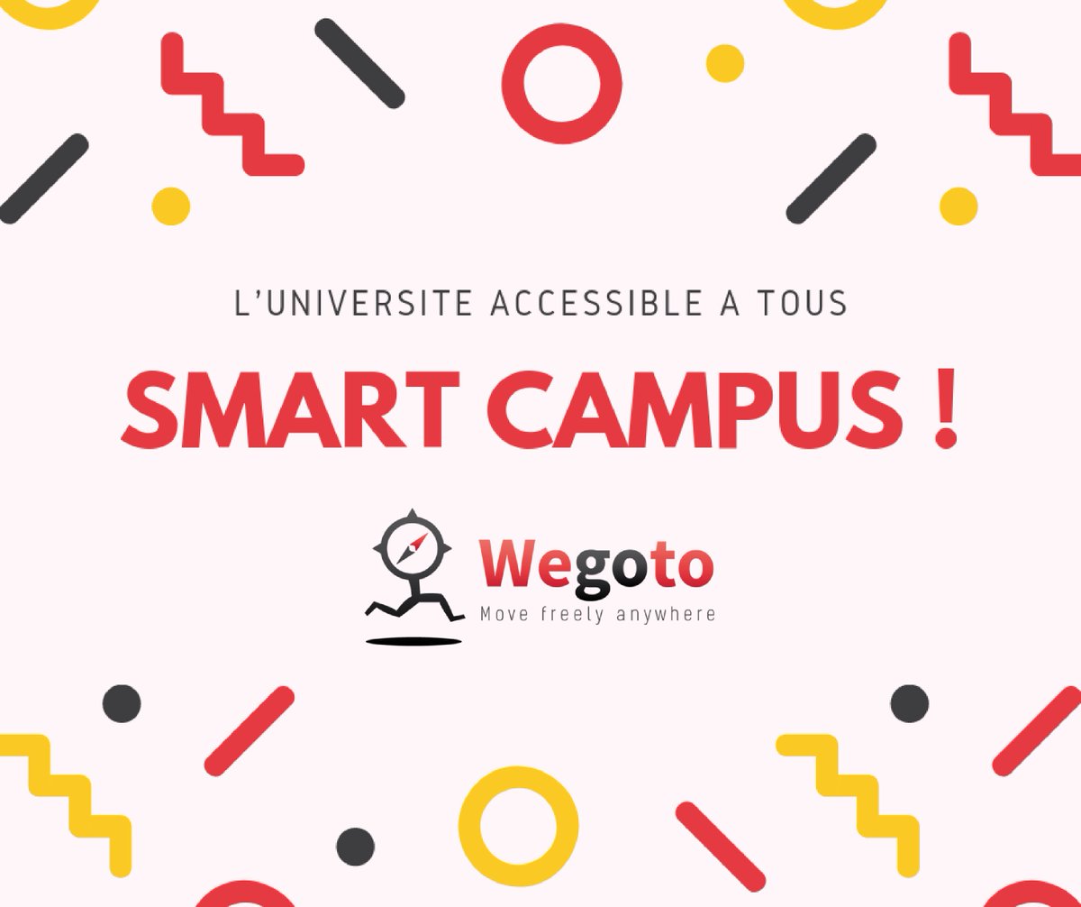 _wegoto's tweet image. A PROPOS ℹ️ - Wegoto : LA solution pour un smart campus ! 

Développer une mobilité durable et inclusive, améliorer l&apos;accessibilité des campus pour tous !

N&apos;hésitez pas à nous suivre pour en savoir plus sur ce que nous proposons. 

#smartcampus #universités #mobilité #handicap