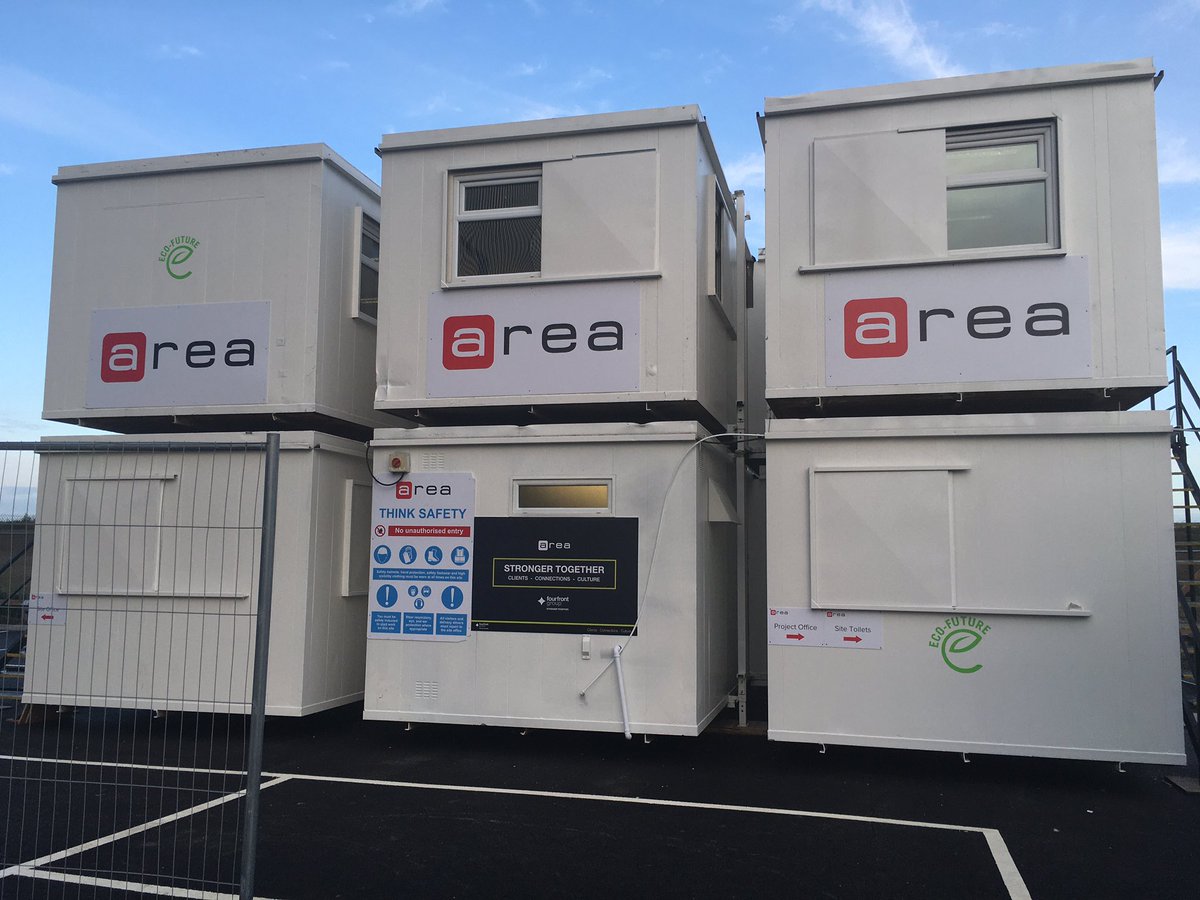 Impressive site set up in sunny Bedford on a busy site <a href="/AreaWorkplaces/">Area</a> <a href="/FourfrontGroup/">Fourfront Group</a>