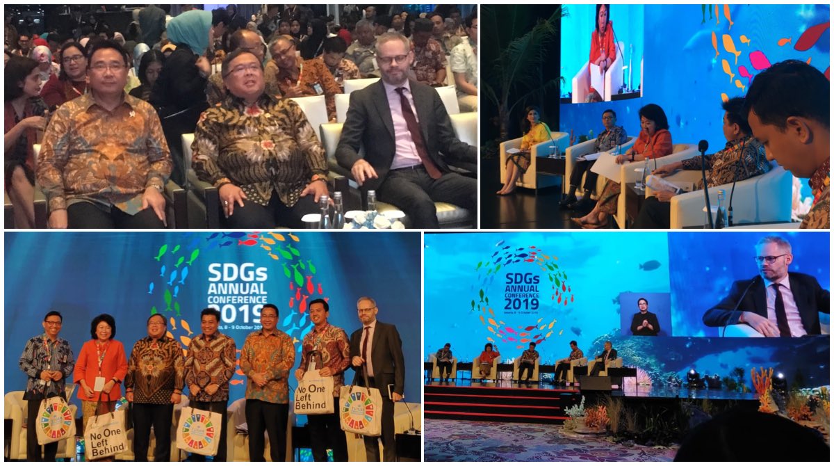DubesDenmark's tweet photo. Senang menghadiri ’SDGs Annual Conference 2019’ bersama-sama dgn Menteri Bambang &amp; Menteri @EkoSandjojo 🇮🇩 Sy berbicara
ttg pentingnya kemitraan publik-swasta dlm mengimplementasikan SDG &amp; inisiatif @P4Gpartnerships yg baru saja bergabung dgn Indonesia sebagai anggota @BappenasRI https://t.co/4ZMyZdzwXN