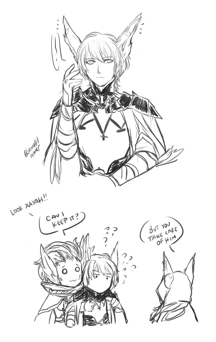 This is the last stupidity i will upload i swear xD i just wanted to see how would look Byleth with vastayan ears... maybe i should go to sleep now ?? #FireEmblemThreeHouses #Byleth #Xayah #Rakan 
