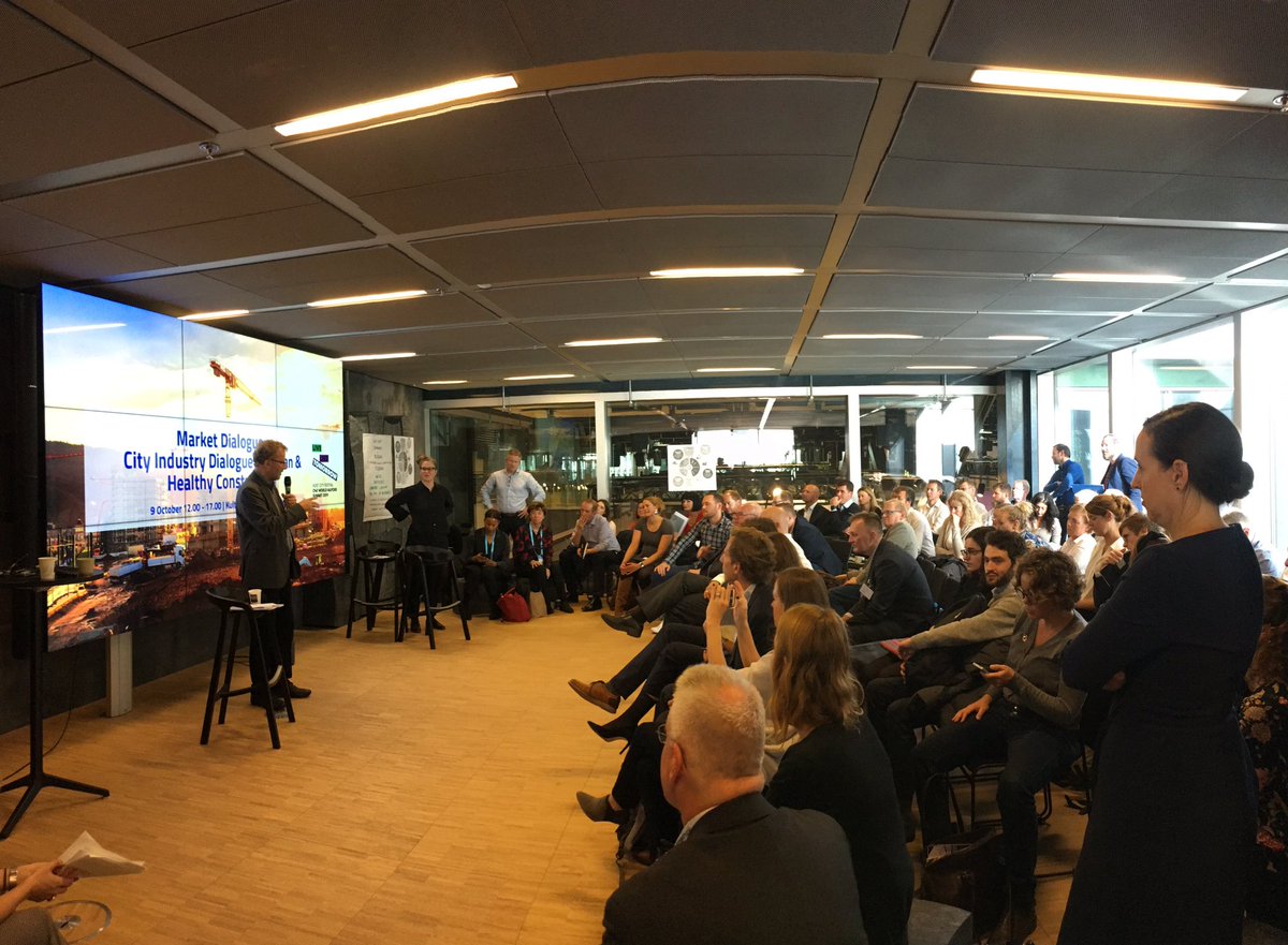 Thank you all speakers, participants &amp; organizers of the Master Class for Clean &amp; Healthy Construction at @livelike2morrow <a href="/c40cities/">C40 Cities</a> Summit this morning 🙏🏼 We’ll continue the discussions in the afternoon in our Market Dialogue ➡️ bit.ly/2MrQhk9 #ZeroEmissionConstruction