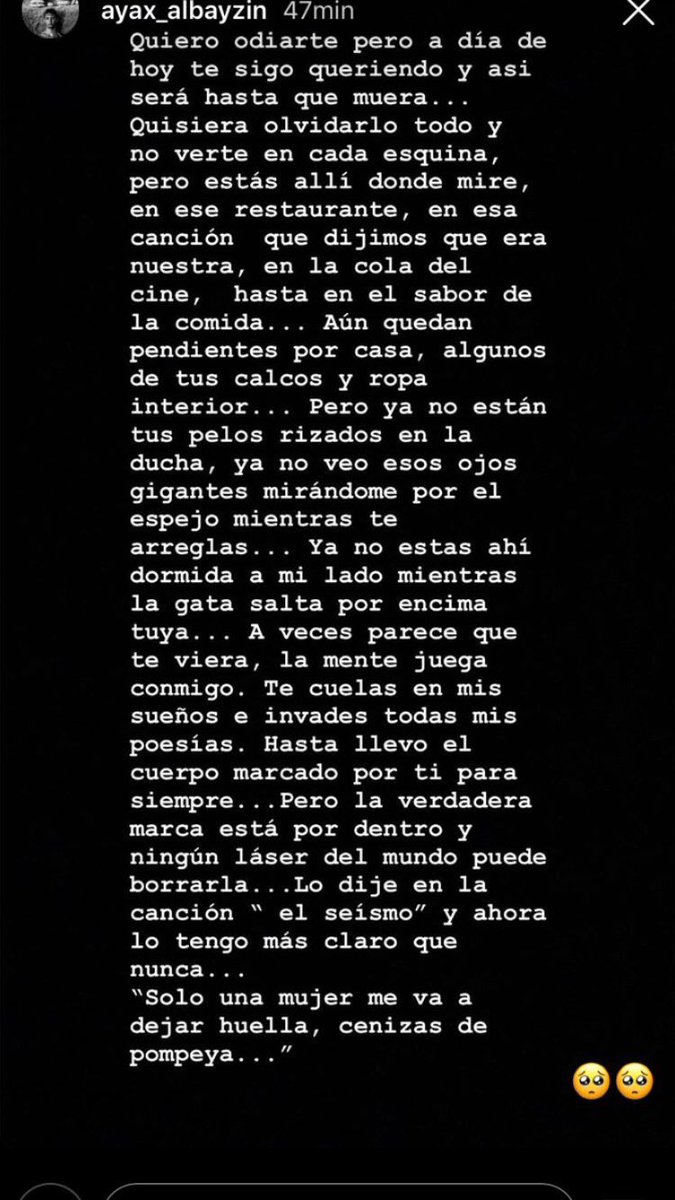 harajukuu999's tweet photo. kno caiga en el olvido esta joyita k ayax le escribió a su ex💔 https://t.co/juEKpUVMWy