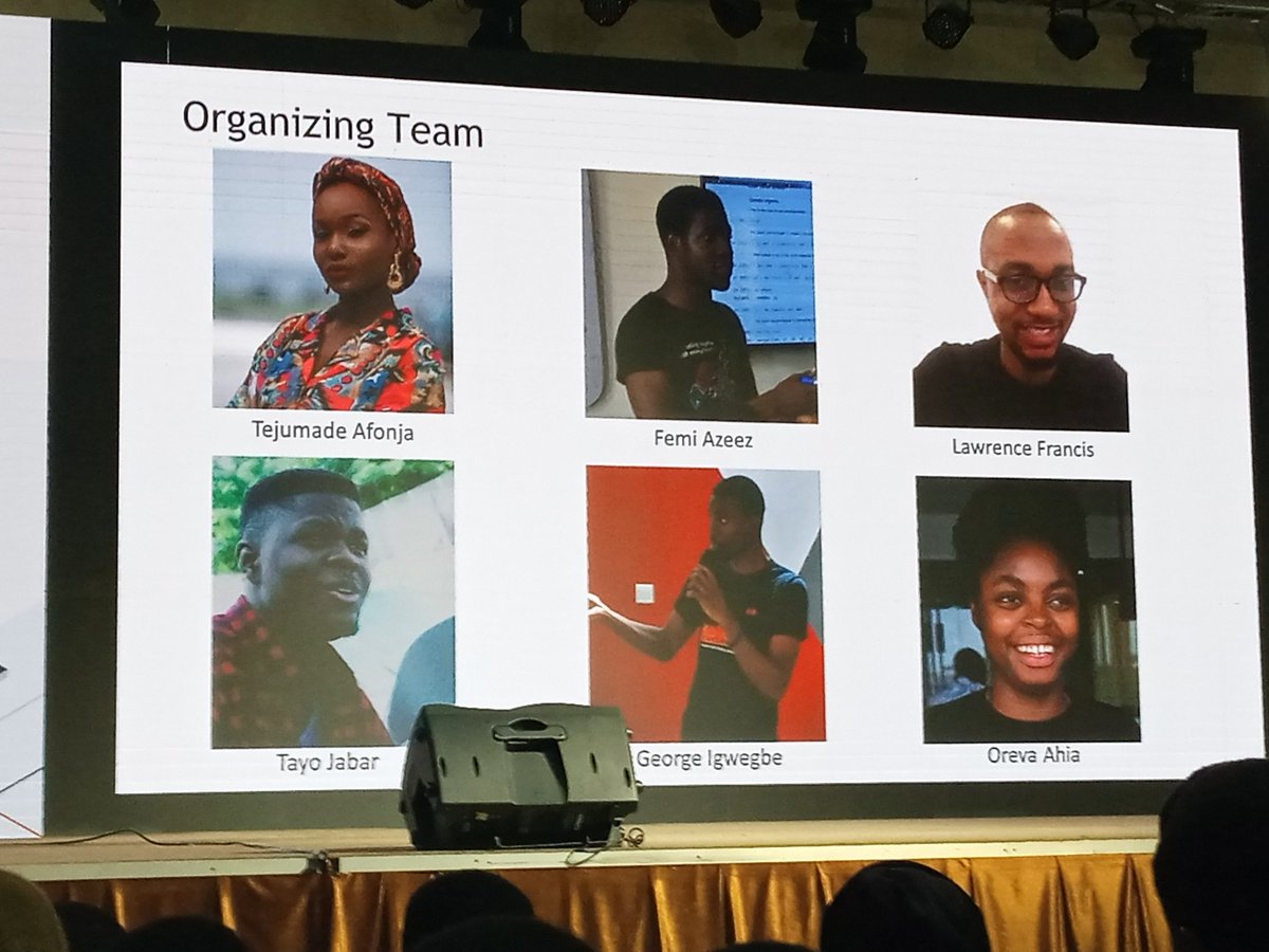 Gbahdeyboh's tweet image. The organizing team 🔥🔥🔥🔥🔥
#TensorFlowRoadshow #TensorFlowRoadShowLagos 
#lagos 
@TensorFlow