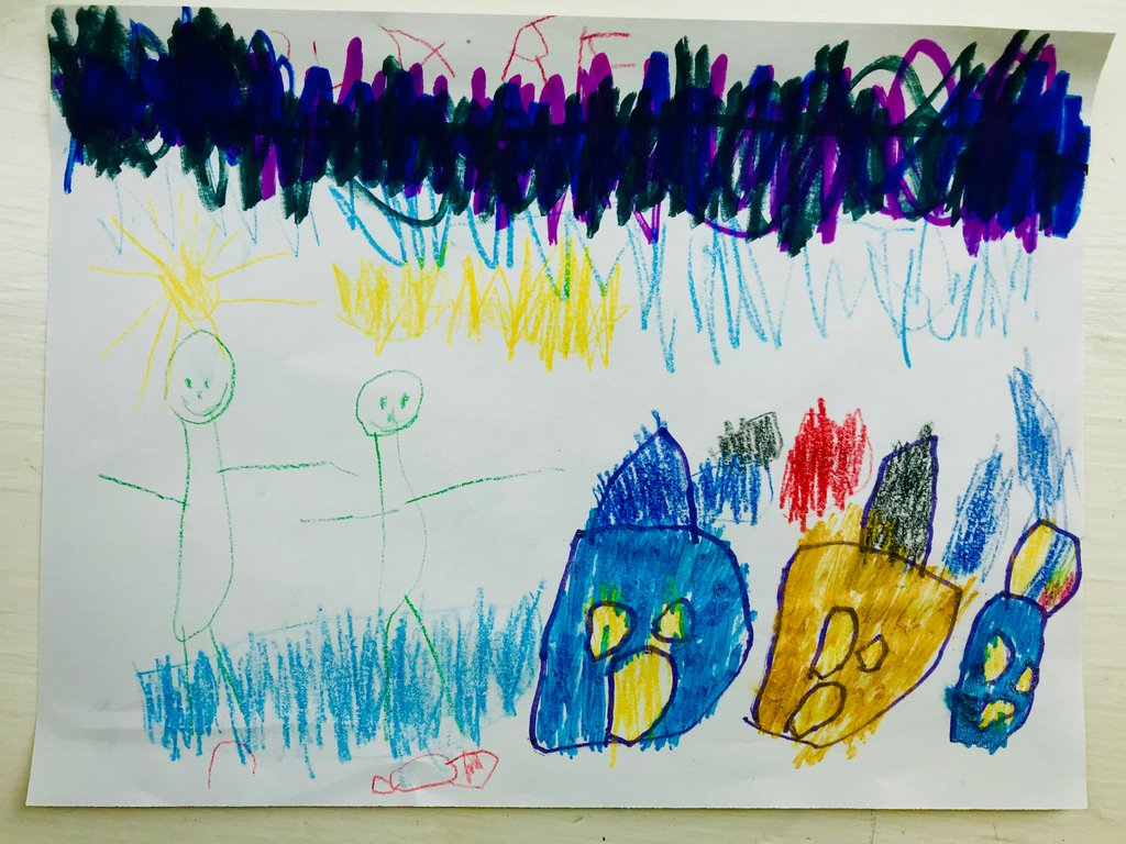 The progression of artwork is hands-down one of my fav things about watching my kiddos grow. 

#refrigeratorart #art #artistintraining #momlife