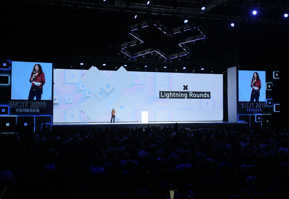 WCIT2019's tweet image. ✨🎉 Big respect to all 10 startups of DAY 2 and DAY 3 for their awesome presentations during the #WCIT2019 #LightningRounds. 
The 6 winners of the #LightningRounds will be announced and awarded during the Closing Ceremony of the Congress. Are you thrilled to know them? 🤩