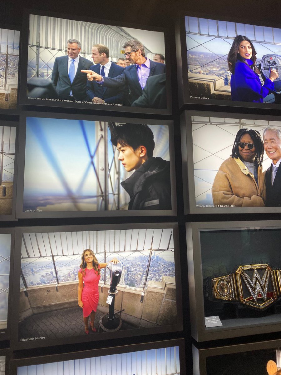 JacksonYee_YT's tweet photo. #JacksonYee’s photo appears on the celebrity wall at New York’s Empire State Building, let’s pay a visit and see~ https://t.co/HV71BSIZxm