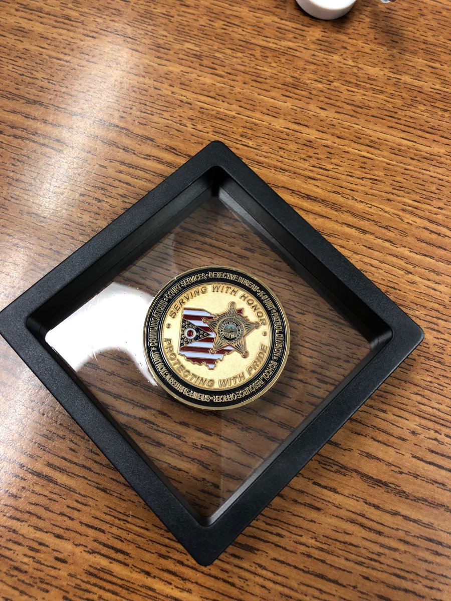 lh_officers's tweet photo. Congratulations to Madelyn for being selected as the Chieftain Elementary “Deputy of the Month”. Every month SRO Deputies are looking for students who go above and beyond! The winners receive a challenge coin! #lhsdsro #deputycowgill #SROsmatter #chieftainnation https://t.co/ZQFs6IWVha