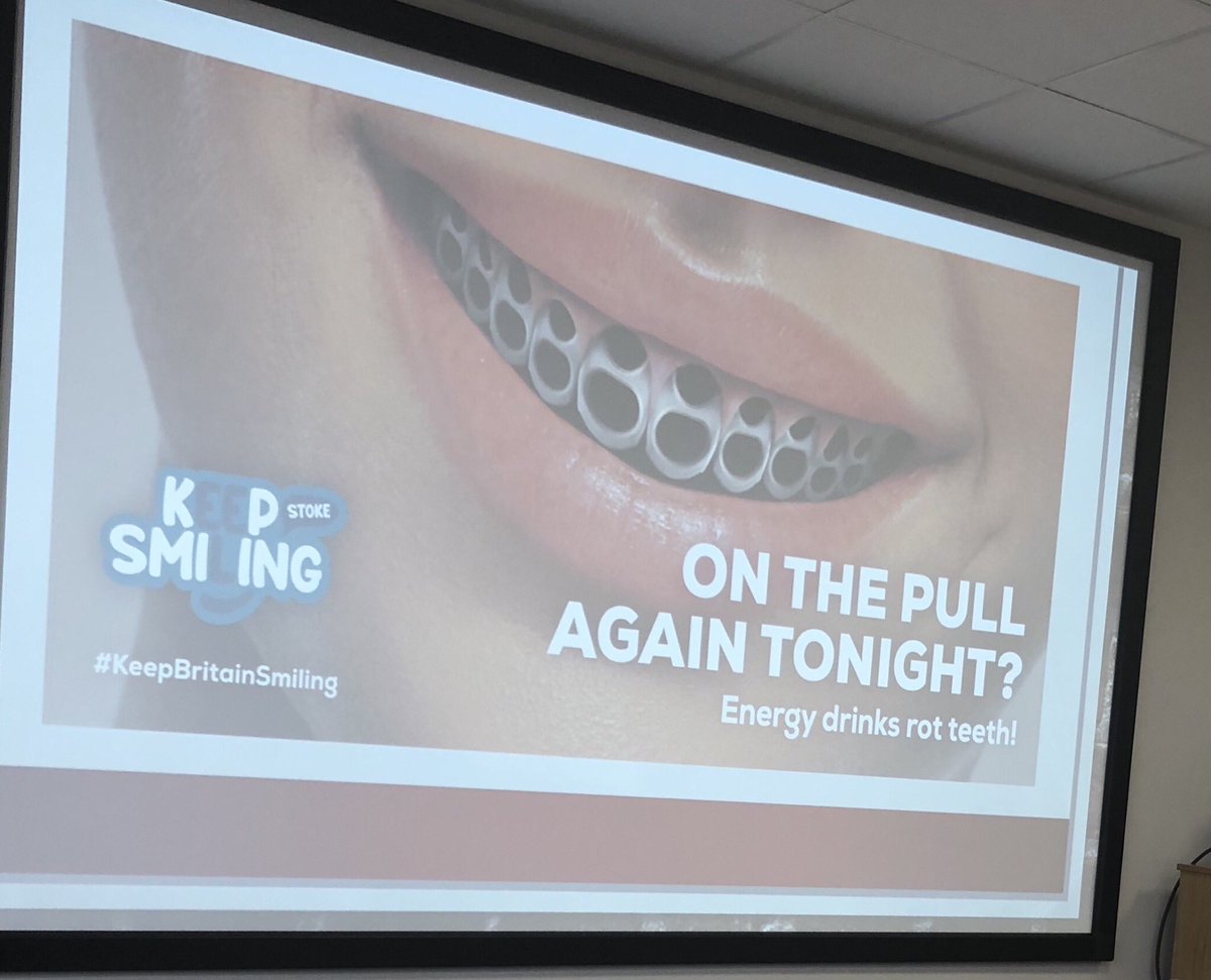 PaulJBtW's tweet photo. Great to listen to Dr Karen Juggins talk about #keepstokeiling @keepGBsmiling and the fantastic work her team is doing to support oral health of our local population @UHNM_NHS @MelvinWar2004 @TracyBullock12 @ntduggan @hashleyhashley https://t.co/dQwxwdp3Ao