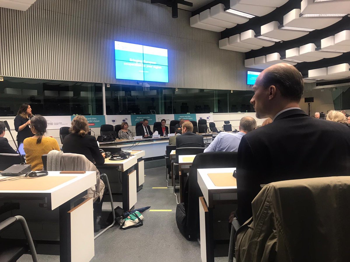 FinerpolProject's tweet photo. Bringing #cooperation to our regions at #EURegionsWeek @interregeurope @FinerpolProject #SharingBestExperiences #cooperation #InterregionalLearning https://t.co/tNsoe8R9jA