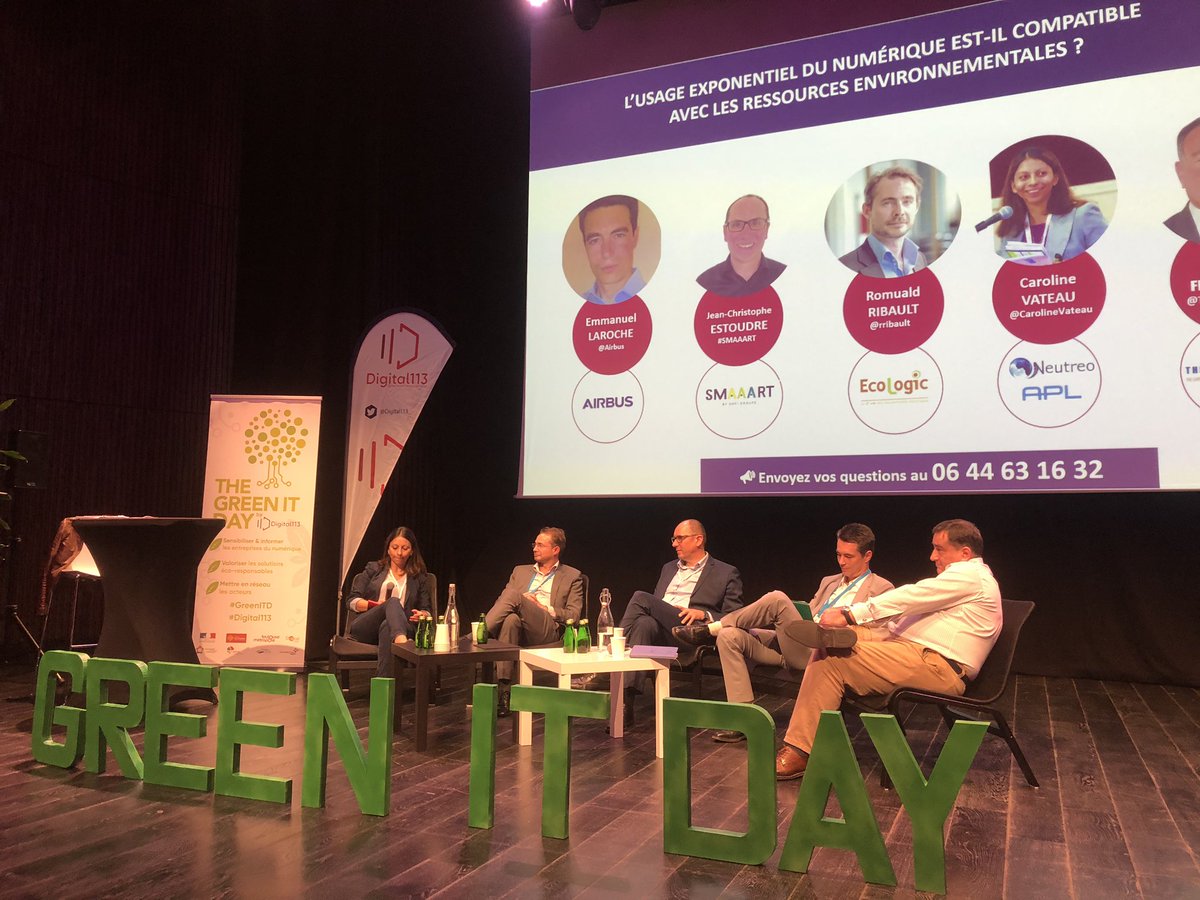 La question du passage à l’acte pour favoriser les eco-gestes, et le reconditionnement, notamment dans l’IT est débattue 🌍👀💻 #mobeetip #greenitday