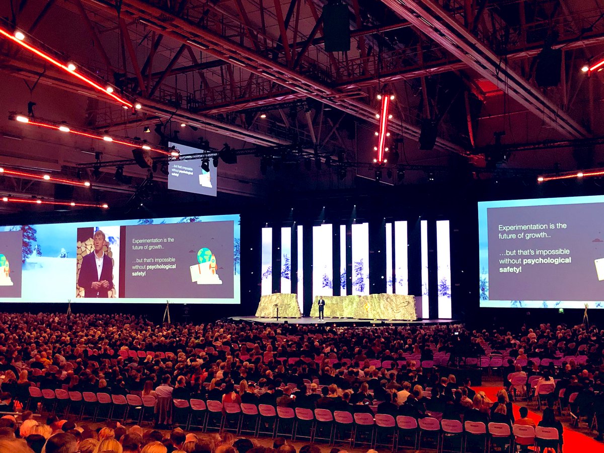 AgileSearchNews's tweet photo. ”The best predictor of team success is psychologal safety.” ~ Anssi Rantanen

Do you feel comfortable trying, testing, failing... succeeding in front of your colleagues? Do you speak up if you have something to say? Can you be yourself?

#NBForum2019 #psychologicalsafety #growth https://t.co/3DBOVn2vl9
