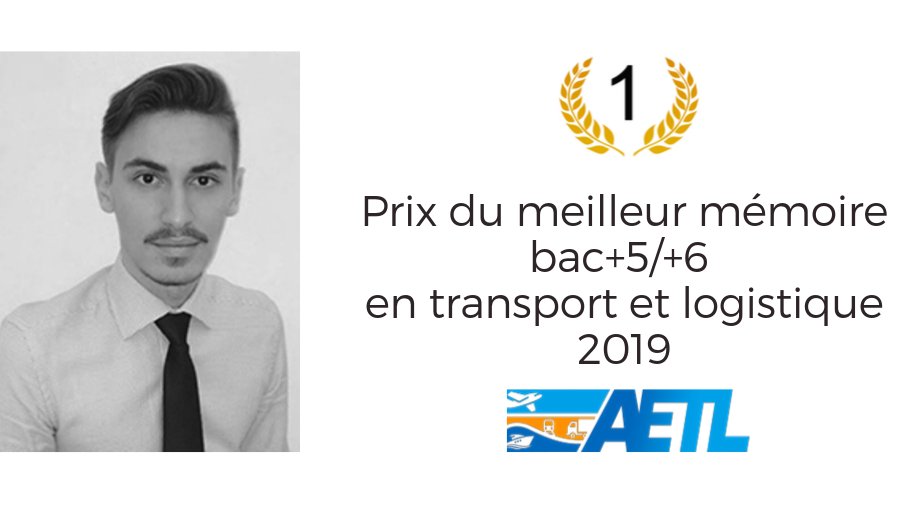 NEOMAbs's tweet photo. Marko Stevanovic étudiant du MSc Digital &amp; Innovative Supply Chain en alternance (2019) s'est vu décerner par l’@AETL1 le prix du meilleur mémoire bac+5/+6 en transport et logistique 
#masterdisc #transport #formation #logistique #SupplyChain #NEOMAbs #Digital #Innovation https://t.co/QpapCIQUGe