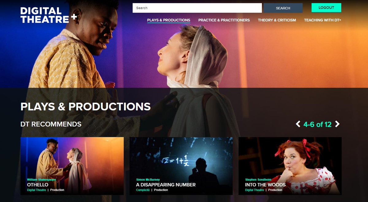 RWCMDLibrary's tweet photo. Ydych chi erioed wedi defnyddio Digital Theatre+? Maeโn blatfform gwych syโn cynnwys ffilmiau o brif gynyrchiadau theatr ym Mhrydain, rhaglenni dogfen tu รดl iโr llenni, ac adnoddau addysgu a dysgu.
#LibrariesWeek #WHELF https://t.co/2YbzWxfhbz
