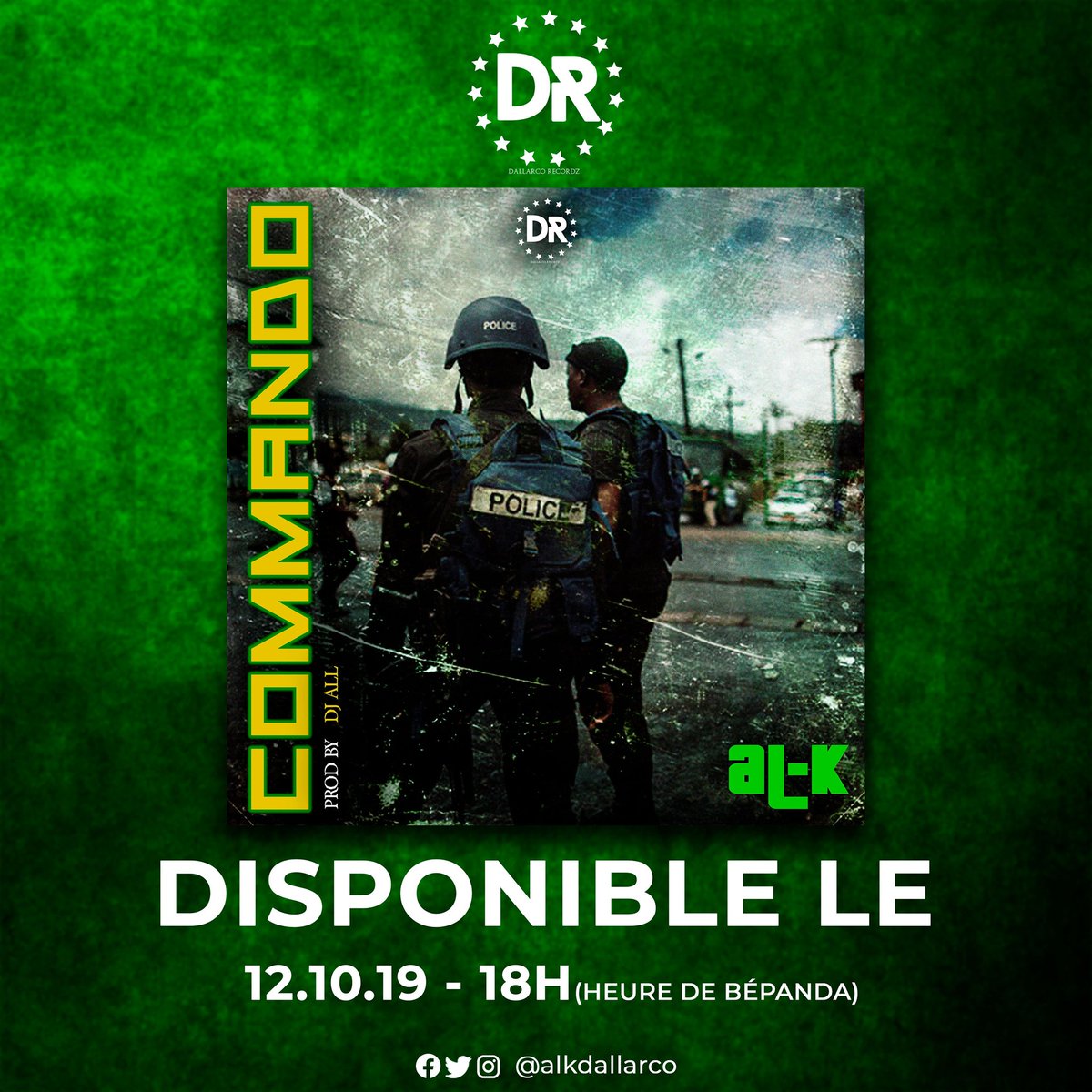 alkdallarco's tweet photo. On dit souvent que la force c'est dans les retweets du coup je compte énormément sur vous pour retweeter et faire de ce song un succès mes gens 🙏🏾

#COMMANDO arrive... 🔥🔥

#DallarcoRecordz https://t.co/7wUYtf6DRQ