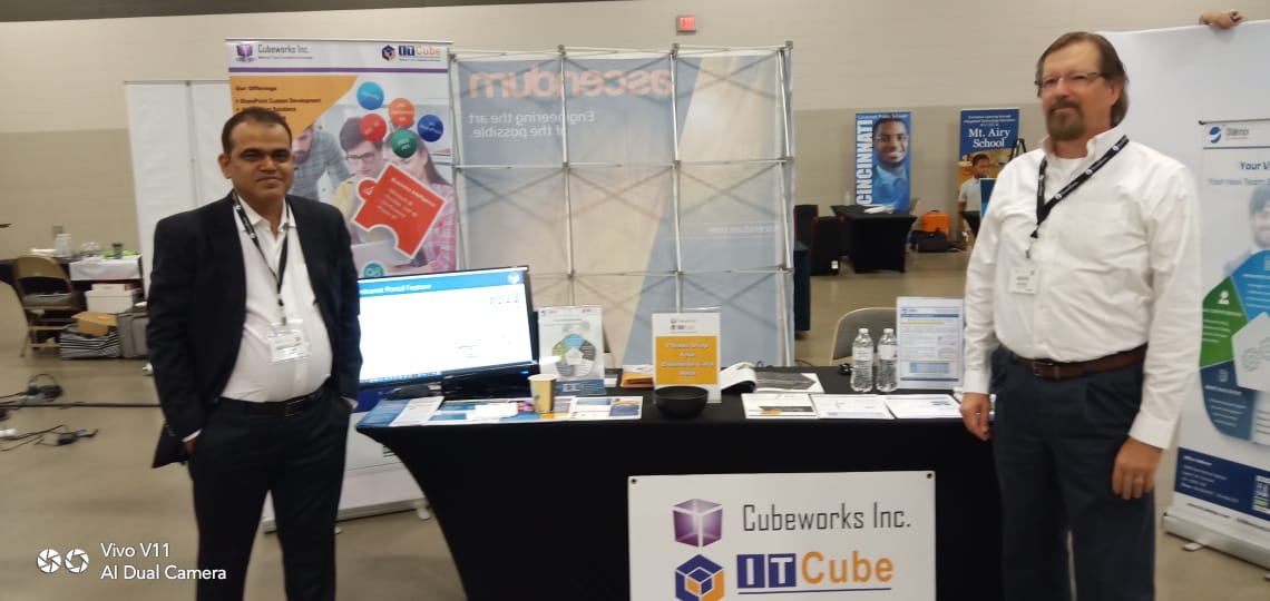 ITCubesolution's tweet image. ComSpark 2019 Moments..

Here are a few moments from the recently concluded #Comspark19 in Cincinnati, Ohio.  #ITCubeBPM had a memorable experience of interacting and meeting tech enthusiasts. We look forward to working on exciting projects using the latest tech advancements.