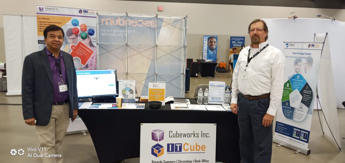 ITCubesolution's tweet image. ComSpark 2019 Moments..

Here are a few moments from the recently concluded #Comspark19 in Cincinnati, Ohio.  #ITCubeBPM had a memorable experience of interacting and meeting tech enthusiasts. We look forward to working on exciting projects using the latest tech advancements.