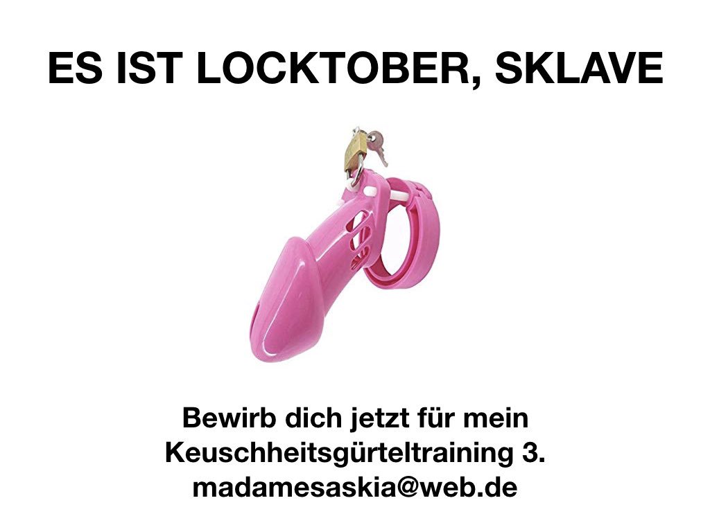 Neuer Post auf meinem #Femdom und #BDSM Blog: tinyurl.com/y2q3cgbv