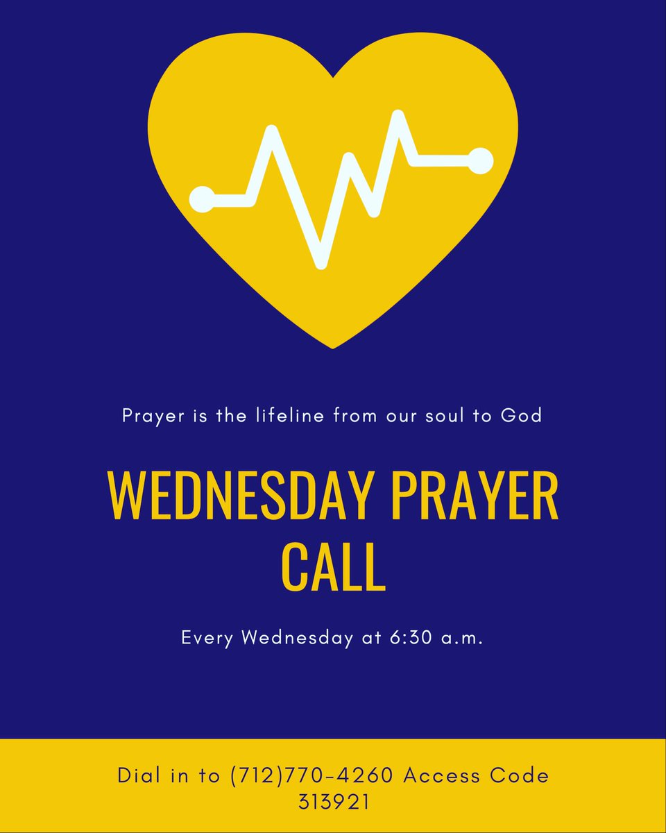 RESCUEDCHURCH's tweet photo. Prayer Call (712)770-4160 access code 313921 6:30 am Central Time #prayer #goodmorning https://t.co/GhY5TN9nFj
