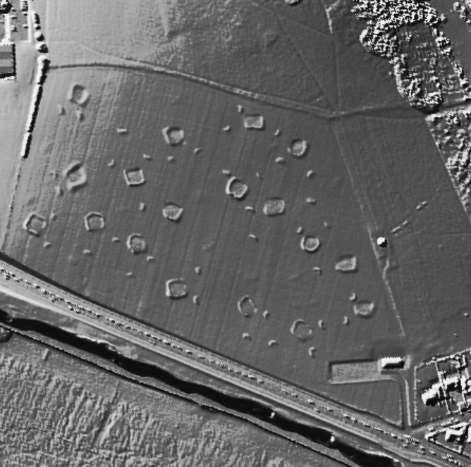 Geoinvestigate's tweet photo. Are these #sinkholes in the #Chalk? No more likely the footprint of a WW2 bombing raid by the Luftwaffe on the #SouthCoast between #Brighton &amp; #Rottingdean #EastSussex? #Deskstudy #siteinvestigation of adjacent site identifies possible #UXO hazard. Nice aerial &amp; #LIDAR imagery. https://t.co/T8jgJvKzQG