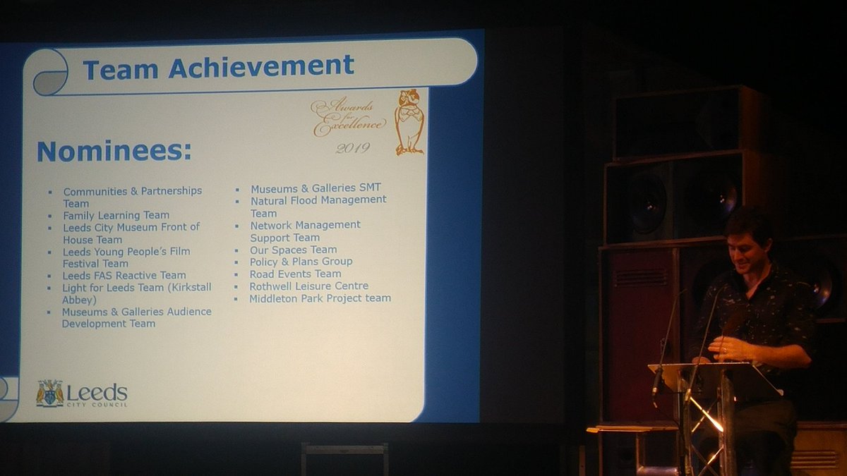lucyajmmoore's tweet photo. ... To #TeamAchievement where @LeedsCityMuseum & #LightForLeeds #ww1 (with @CuratorPat) & our SMT & our audience team are all nominared! https://t.co/fIR0AG2AJ0
