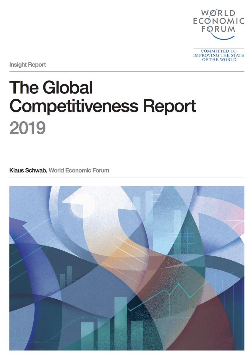 wef's tweet photo. Our Global Competitiveness Index 2019 is out now. Find out more here: https://t.co/qGhvLBXD1L #gcr19 https://t.co/fko7tWGjKc