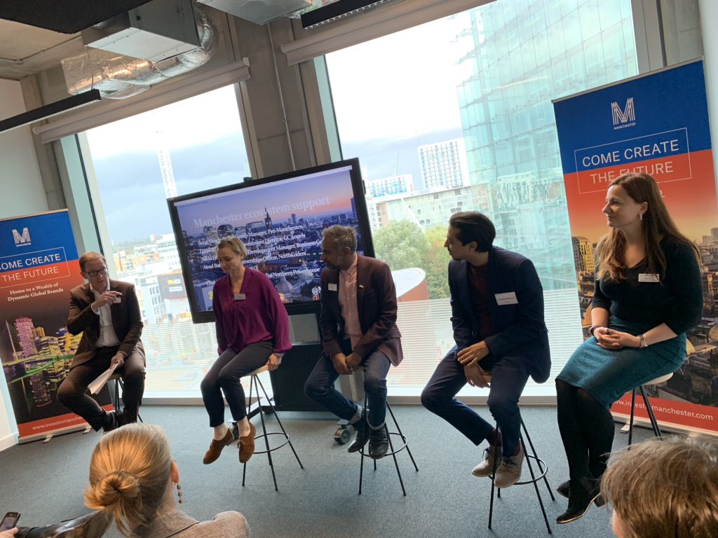 pghtech's tweet photo. Thank you to @MIDAS_MCR for educating us about the opportunities that exist for #Pittsburgh companies in #manchester . #InnovationIsGREAT #technology #flyba #balovespittsburghย #bamagic https://t.co/3pAXype3XB