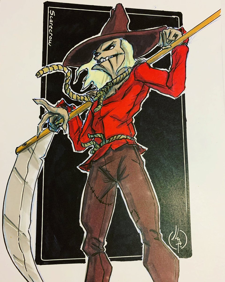 johann_lacrosaz's tweet photo. Scarecrow #day9 #swing #etrependu #scarecrow #epouventail #arkhamasylum #batmantas #lmbatman  #inktober #inktober2019 @jakeparker @inktober #batman80 #longvieabatman #gotham #gothamcity #comics #dccomics #dc #detectivecomics #dccomicsart #darkknight #batmanfanart #dcfanart https://t.co/LTdQ8rKapO