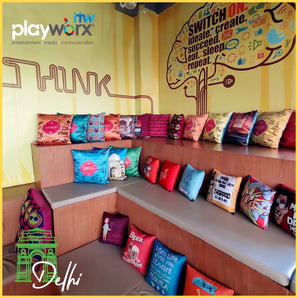 We take this opportunity to interrupt your scrolling to give you a glimpse of our vibrant and colourful corner. Isn’t this the perfect place to get creative?

#ITWPlayworx #OfficeSpace #OfficeLife #WorkCulture #Success #Worklife #Design #WorkingWednesdays #Rejuvenation