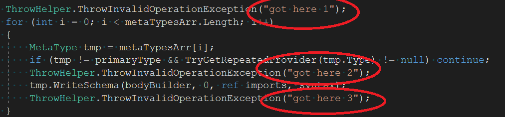 marcgravell's tweet photo. today's debugging level: "pragmatic" https://t.co/khyXNncZ12