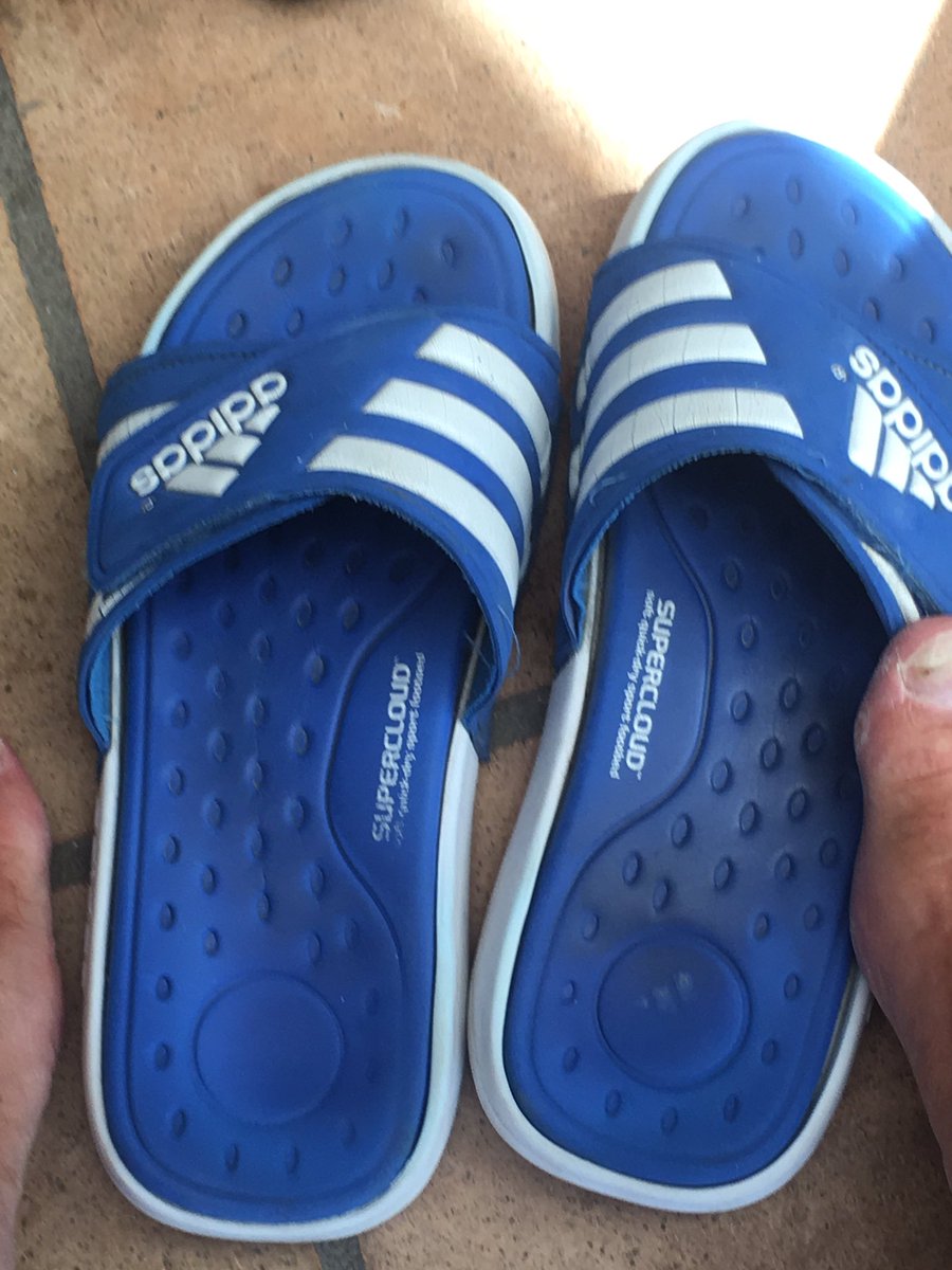 JeffJones6's tweet photo. Bought my Superclouds 7 years ago and still going strong, most comfortable things I’ve ever worn. Being looking for another pair but can’t find anywhere @addidasorignal do you still make them ? #superclouds https://t.co/nBsGMYXbXD