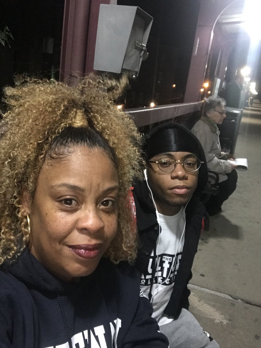 Early morning selfie with my #babyboy👶 @therealdantehoagland #happytuesday #cold #windy #wet #westill #moving ✌🏾🙏🏾❤️