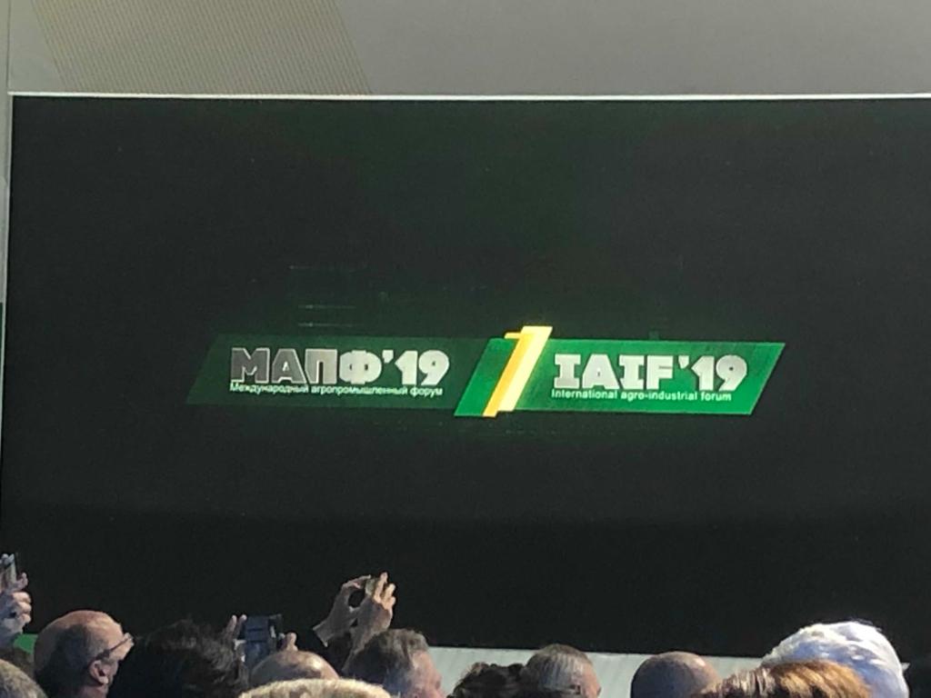 В рамках "Золотой осени"-2019 проходит I Международный агропромышленный форум, который продлится 2 дня. Его ключевым событием стало пленарное заседание "Зеленый бренд. Произведено в России: перспективы на глобальном продовольственном рынке"