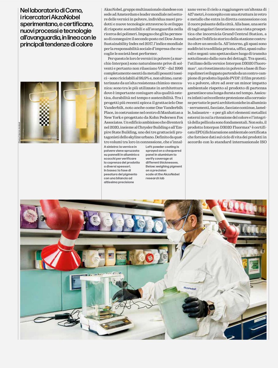 Faberfabri's tweet photo. Il centro di ricerca e sviluppo nel sito produttivo di @AkzoNobel a Como che ho scattato per @DomusWeb https://t.co/PCXMGLtmIk