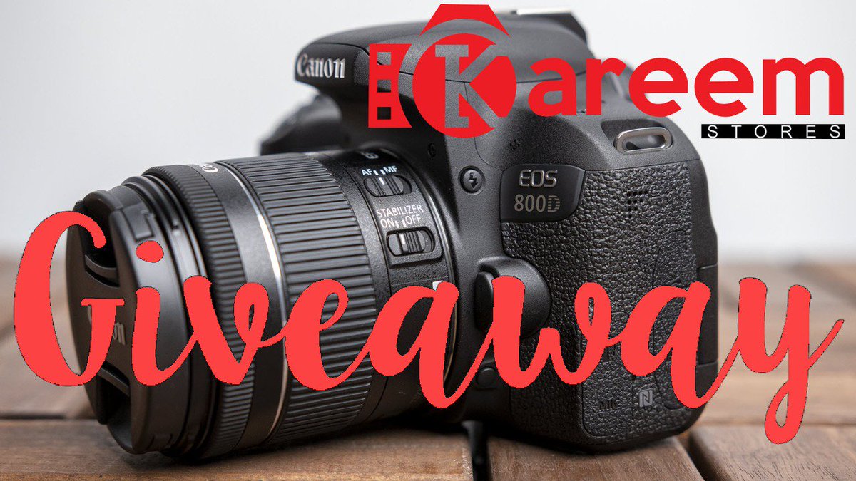 نفسك تكسب كاميرا؟
كريم ستورز هتعمل سحب على كاميرا Canon EOS 800D
ادخل على لينك السَّحب من موقع جليم
gleam.io/kTuyp/canon-eo…
واشترك في المُسابقة بأكثر من طريقة عشان تزوِّد فُرصتك للفوز
وفي أول يوم أربعاء من شهر نوفمبر هنعمل السحب
وحظ سعيد للجميع ...