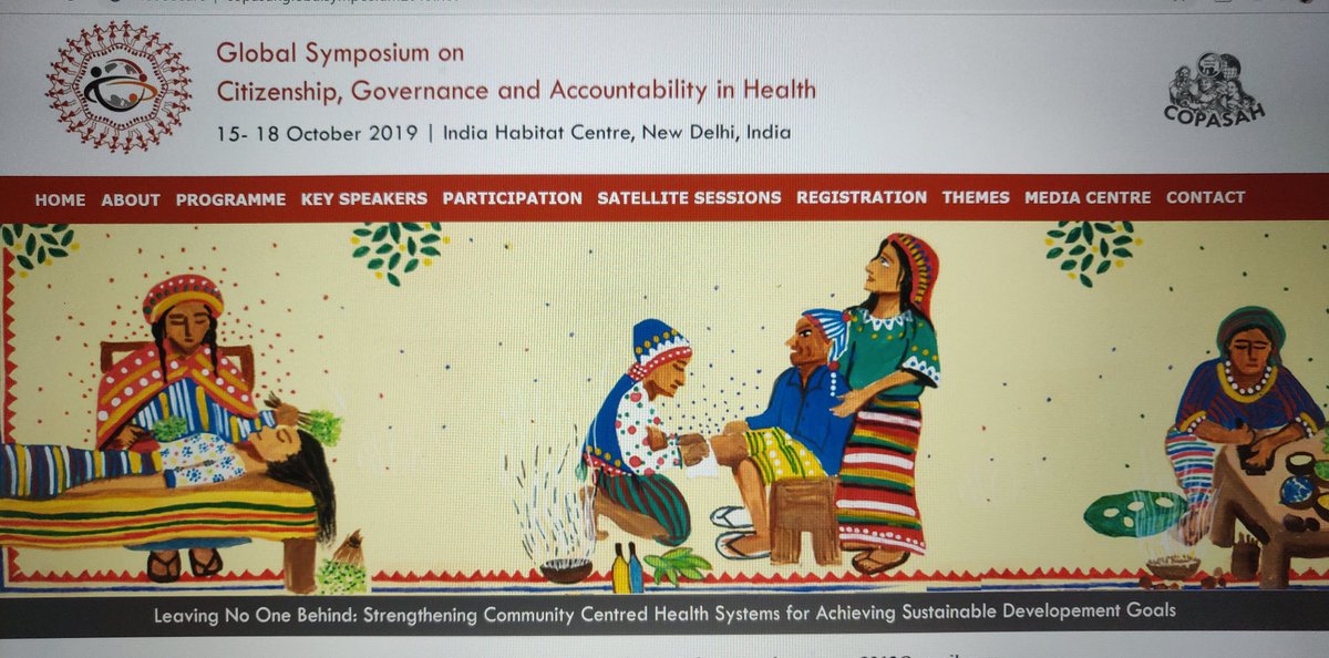 I am joining #CoPGS2019 next week in #Delhi to learn,share,knowledge network on #healthrights #communityaction #SRHR #MCH  #socialaccountability #SocAcc #Governance #SDG2030 #Goal3 #LeaveNoOneBehind @COPASAH @NFI_Delhi @GPSA_org @PTFund @SDG2030 @PtRightsIndia  @jashosahayog