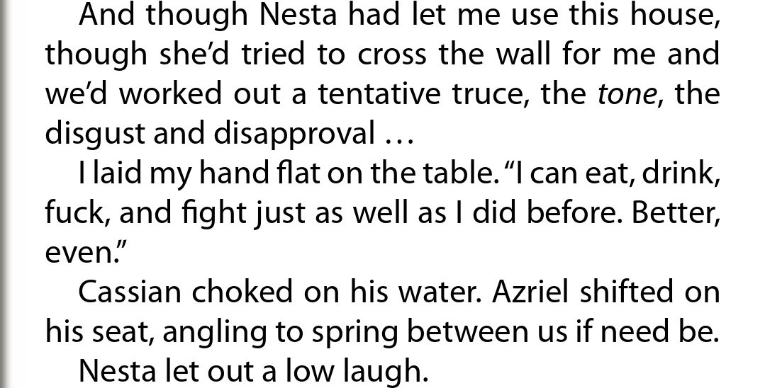 nesta archeron laughed i repeat she laughed